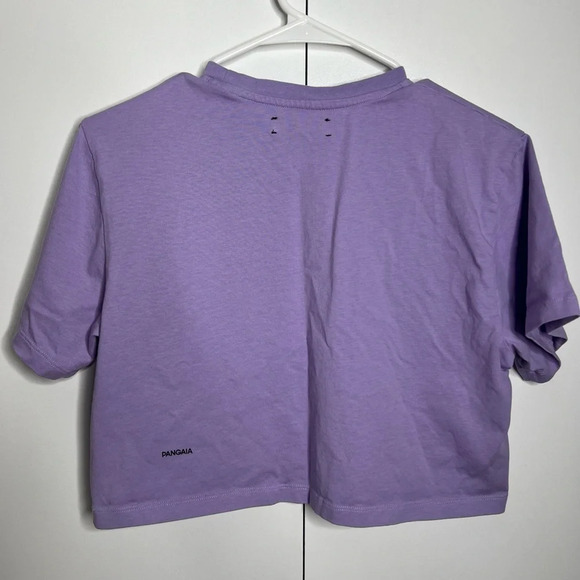 Pangaia - Purple Cropped 100% cotton T-shirt - XS - Picture 3 of 6